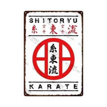 Imagem de Placa De Metal De Artes Marciais Judo Jujitsu Karate Do Kendo Taekwond