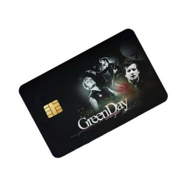 Imagem de Adesivos De Cartão De Crédito Green Day 4PCS À Prova d'Água Para Decor