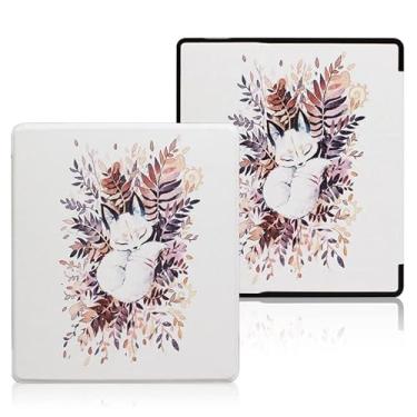 Imagem de Caso para Kindle Oasis (somente 9ª e 10ª Geração, Lançamento de 2017 E 2019), Capa de Proteção Leve de Couro PU Premium com Sleep Automotor-3