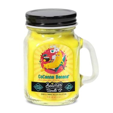 Imagem de Beamer Candle Co. – Vela Cocanna Banana – Aroma de Banana Doce e Coco – Banana, Coco, Baunilha – Eliminação de Odor – Alta Fragrância – Frasco pequeno de 113 g – Tempo de queima de 22 horas