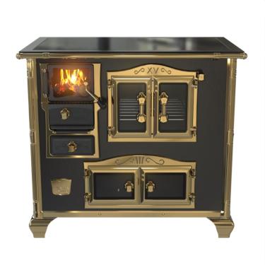 Imagem de Fogao a Lenha N 2 Princess Premium Preto Gold Sd