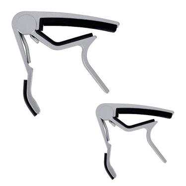 Imagem de Capotraste Alumínio p/ Guitarra/Violão Kit 2 Unidades