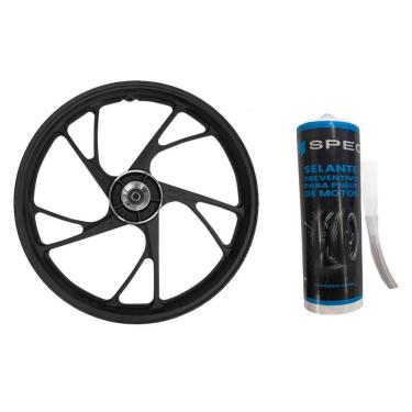 Imagem de Roda Dianteira Liga Leve Titan Fan 160 2016 A 2024 Freio Disco + 1 SELANTE SPEC 300ML