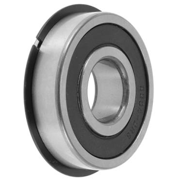 Imagem de A ABSOPRO 6304NR2RS Rolamentos rígidos de esferas 20 x 52 x 15 mm P4 rolamentos lubrificados com vedação dupla de borracha 1 peça de carro scooter skate roda universal prateado preto