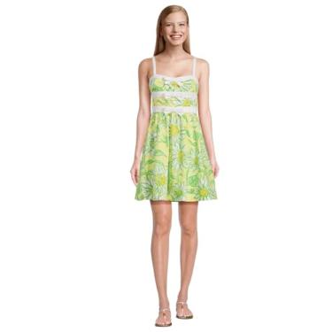 Imagem de Lilly Pulitzer Vestido feminino Cheri, Limoncello Sunbelievable, 44