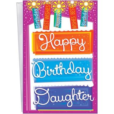 Imagem de Chuck's Card-O-Rama - Cartão de aniversário para filha - FEITO nos EUA - Cartão grande abre até 25,4 cm x 19,7 cm - Papel Premium - 95204 - POR QUE PAGAR MAIS?