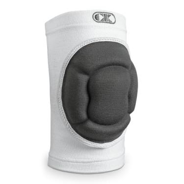 Imagem de (Branco / Carvao) - Joelheira de bolha de impacto Cliff Keen