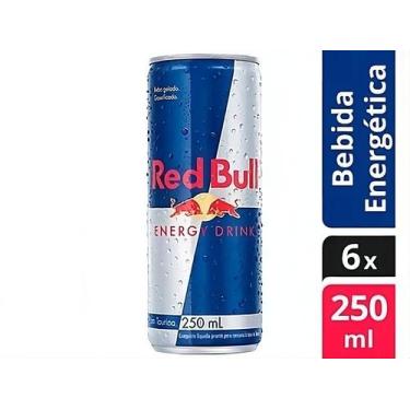 Imagem de Kit Com 6x Energy Drink Red Bull 250ml