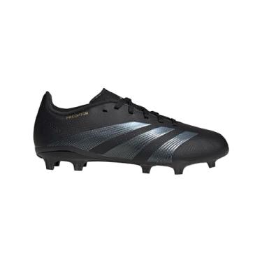 Imagem de adidas Tênis unissex infantil League Predator Firm Ground, Preto/Carbono/Dourado Metálico, 13 Little Kid