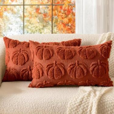 Imagem de Capa de travesseiro MIULEE Fall 30x50cm, conjunto de 2 decorações de a