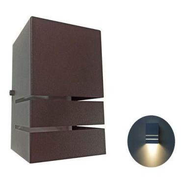 Imagem de Arandela Luminária Frisada 1 Facho E27 Ext/int Muro Parede - Bela Home