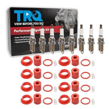 Imagem de TRQ Kit de ignição vermelho compatível com Chrysler Aspen 2007 2000-2007 Dodge Dakota Durango 2002-2007 Ram 1500 2006-2007 Jeep Commander 1999-2007 Grand Cherokee Mitsubishi Raider