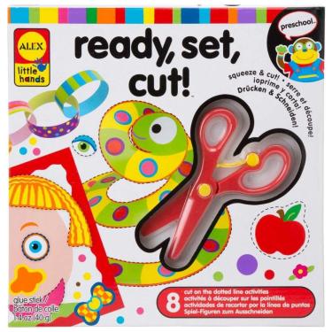 Imagem de Alex Discover Kit de Criatividade com 8 Atividades, Tesoura e mais de 300 Adesivos para Crianças 4 a 10 Anos