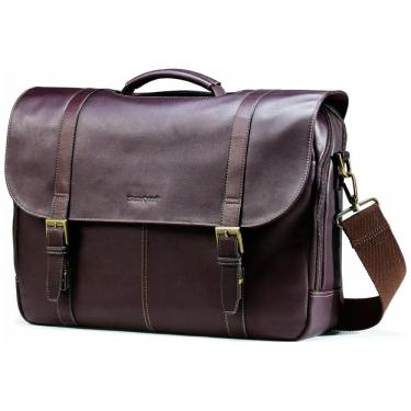 Imagem de Bolsa Mensageiro de Couro Natural para Laptop, SAMSONITE 45798 1139, Marrom