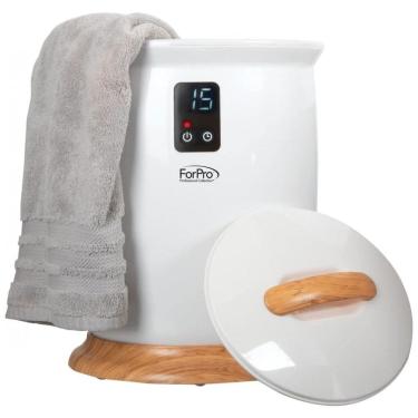 Imagem de Aquecedor de Toalha Elétrico 18 Litros com 4 Configurações de Temporizador, 110V, ForPro Professional Collection, Branco