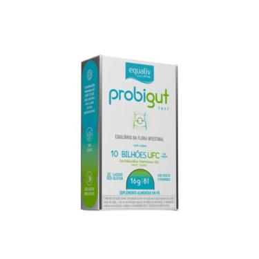 Imagem de Equaliv Probigut Fast - Probiótico Sem Sabor, 8 sticks 2g – Ação Rápida no Reequilíbrio e Conforto Digestivo – Versátil e Fácil de Diluir – Uso Adulto e Pediátrico