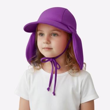 Imagem de Chapéu Boné Bebê Infantil Proteção Solar Com Aba E Cordinha - Fofotinh