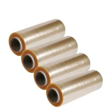 Imagem de Kit 3,4,6 Rolos Bobina Plástico De Filme Pvc 28cm x 300 Metros não tóx