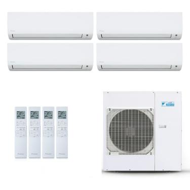 Imagem de Ar-Condicionado Multi Split Inverter Daikin 38.000 BTUs (3x Evap HW 9.000 + 1x Evap HW 24.000) Quente/Frio 220V