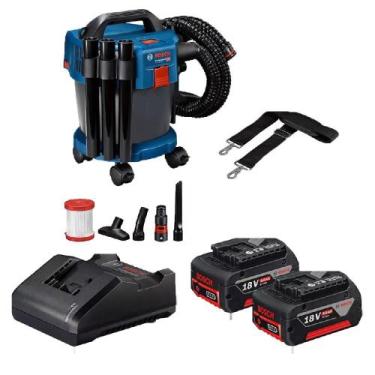 Imagem de Aspirador de Pó 18V Sem Fio Com Carregador e 2 Baterias (GAS 18V-10L) 