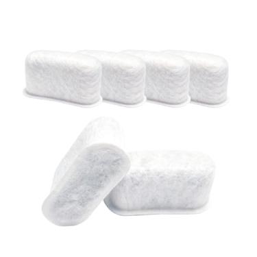 Imagem de 6 peças de substituição de filtro de café 7313285779 para máquina de café expresso Delonghi, peças de filtro de máquina de café expresso, filtros de água compatíveis com adsorção, substituição de