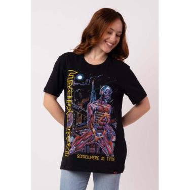 Imagem de Camiseta Iron Maiden Somewhere In Time 2 - Piticas, XG, Preto, Unissex