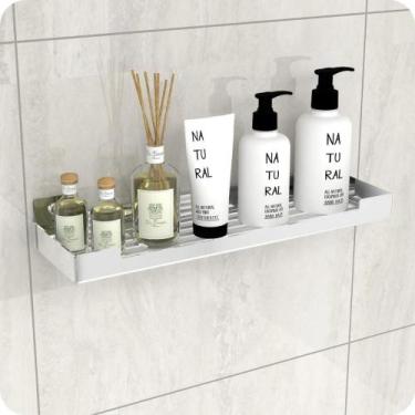 Imagem de Porta Shampoo Inox Suporte Organizador Banheiro ELG - HomeFull