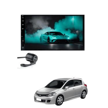 Imagem de Multimídia MP5 Nissan TIIDA 2008 2009 2010 2011 2012 2013 Tela 7P Carplay e Android Auto sem fio + Câmera de ré - ADAK