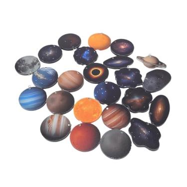 Imagem de Sanpyl Calendário do Advento do Planeta Espacial 2025 Coleção de Ornamentos Planetários Requintados Decoração de Natal Com Contagem Regressiva de 24 Dias para Entusiastas da Astronomia, Material Acrílico