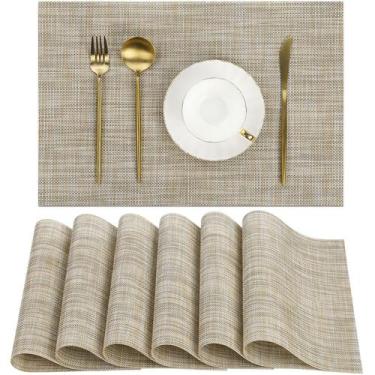 Imagem de Tapete americano SHACOS 45x30cm, tecido, vinil, resistente ao calor, b