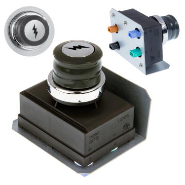 Imagem de BlueStars 1836-13 7629 Genesis Ignitor para Weber Genesis Grill Parts Genesis 300 SER Módulo de iniciação de grelha de controle frontal de 3 queimadores para Weber 88826 66836 7628 E310 E330 S310 S330