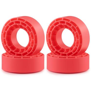 Imagem de MORFUM Super Soft Silicone Rubber Inserts fit for 68-72mm*24-27mm 1.3" Tires, RC Tire Inserts for TRX4M SCX24 1/18 1/24 Crawler Tire, Replacement of Sponge Foams 4pcs (Pink)