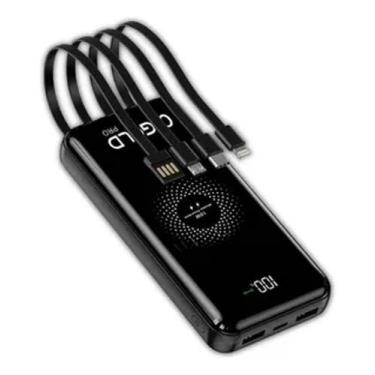 Imagem de Carregador Portátil 10000mah Power Bank Universal 4 Cabos - Fam