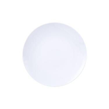 Imagem de Prato Fundo Tramontina Leonora Em Porcelana Branca 21 Cm