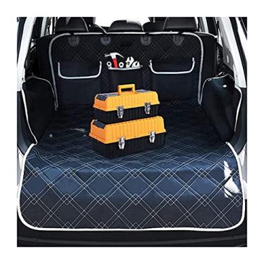 Imagem de Capa de assento de carro para cães Protetor de porta-malas para cães Tapete de animal de estimação para SUV Protetor de assento de carro Capa de bagageira à prova d'água Capa de assento para cães tamanho universal Capa para cães serve em carros, caminhões,