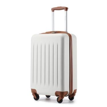 Imagem de Mala de Bordo Kono Hardside 55cm com Rodinhas Giratórias - Creme