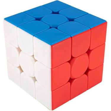 Imagem de Cubo Mágico 3x3 Speed Cube Stickerless 3x3x3 Puzzle Cubes professional