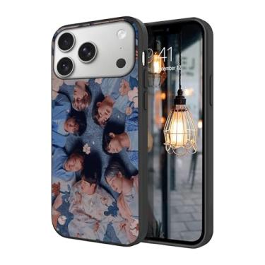 Imagem de WWDIYHOUSE Capa compatível com iPhone 17 Pro, capa à prova de choque de TPU macio com design exclusivo legal para homens/mulheres/meninas/meninos (Fashion-BTS-2)