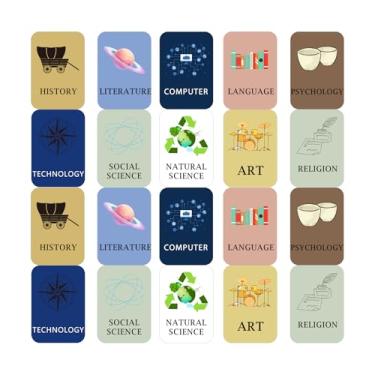 Imagem de 500 peças de adesivos de gênero para biblioteca, etiquetas de classificação de biblioteca de sala de aula para biblioteca escolar