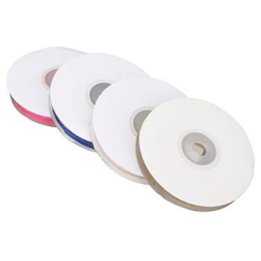 Imagem de Fita de embrulho de chiffon redemoinho de alta densidade, cores brilhantes, durável, à prova d'água, fita fina desbotada para caixa de presente, decoração de rosas, faixa de