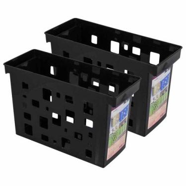 Imagem de Kit 2 Caixa Arquivo Dello Pastas Suspensa Documentos Multiuso - Delo