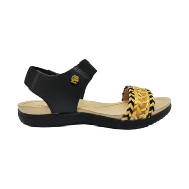 Imagem de Sandália Feminina Modare Cor:Multi Preto;Tamanho:35