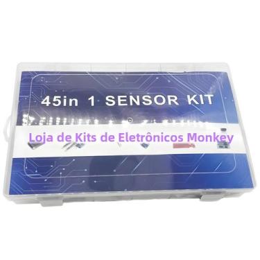 Imagem de Kit Inicial De Módulos De Sensores 45 Em 1 Para Raspberry Pi R3 UNO R3