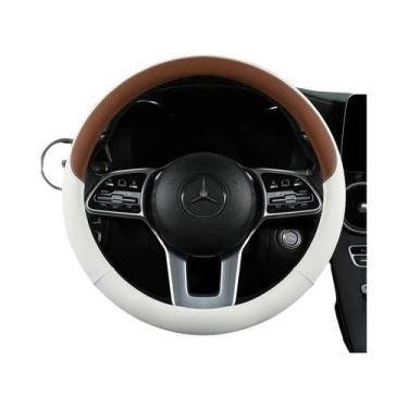 Imagem de Capa De Volante Universal De Couro Nappa Perfurado De 15 Polegadas Que