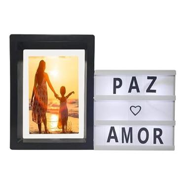Imagem de Light Box Com Porta Retrato Letreiro Led Letra Luminaria