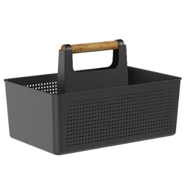 Imagem de Cesto Organizador De Lavanderia Com Alça(Preto)