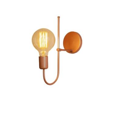 Imagem de Luminária de Parede Arandela Escritório Abajur de Cabeceira Quarto Recepção para Home Office, Quarto e Recepção - Inclui Suporte(ROSE GOLD)