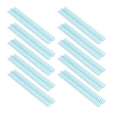 Imagem de KIMISS 10 Peças 30 Pente de Encadernação de Argolas de 19 Mm de Plástico para Papel A4 B5 A5, Capacidade para 150 Folhas, Lombadas de Comprimento Ajustável para Documentos, Diários e Relatórios (#13)