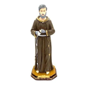 Imagem de Escultura São Padre Pio 28 Cm Em Resina