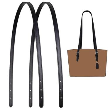 Imagem de Doxo Alças de substituição para bolsa – Pacote com 2 alças de ombro de microfibra para Coach Mollie 25, Taxi 21, bolsa Michael Kors, serve para todas as bolsas com fivela Tang de 1,3 cm, comprimento
